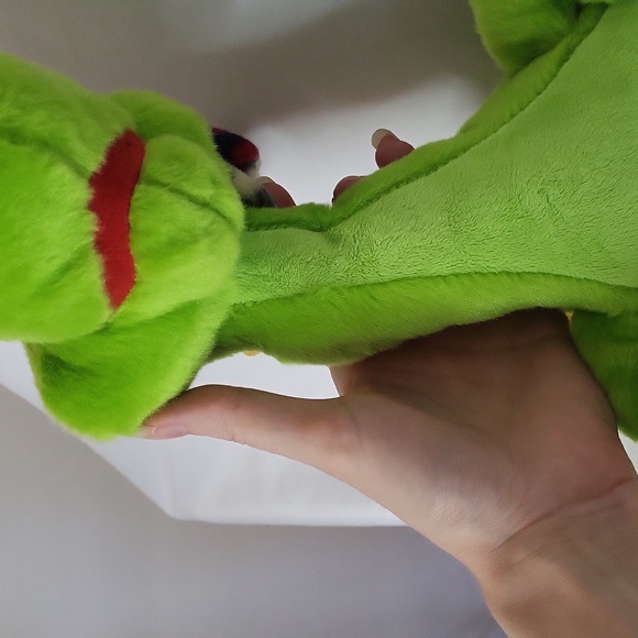 Dragon Dinosaur Lochness Monster Floppy plush In hat Russian tag Rare - Picture 9 of 17